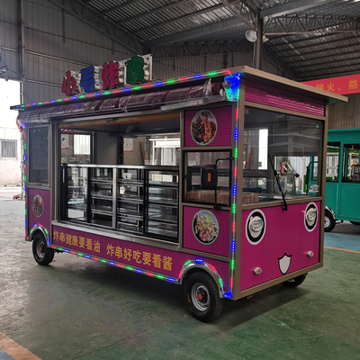 Bebida Bebida Café Leche Té Carrito eléctrico de bocadillos móviles con neumático de vacío