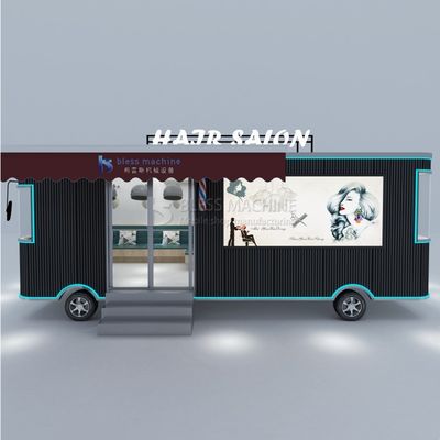 3.0kw Customizado eléctrico móvil de corte de pelo de salón de la furgoneta de remolque con diseño personalizado