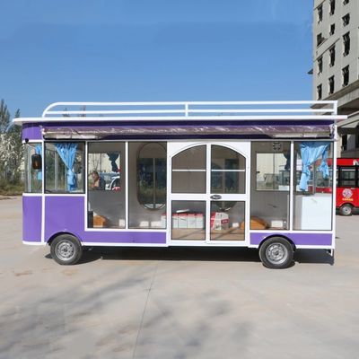 3.0kw Customizado eléctrico móvil de corte de pelo de salón de la furgoneta de remolque con diseño personalizado