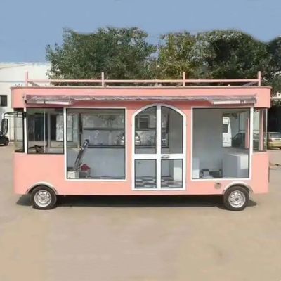 3.0kw Customizado eléctrico móvil de corte de pelo de salón de la furgoneta de remolque con diseño personalizado