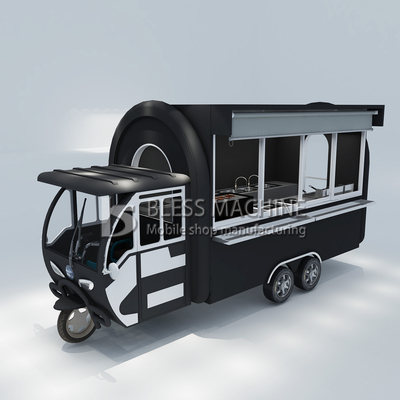 Personalizado 1.5KW-4.5kw Tres ruedas scooter eléctrico carro de comida Tuk Tuk triciclo de cocina móvil