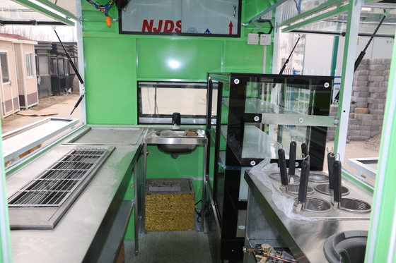 Personalizado 1.5KW-4.5kw Tres ruedas scooter eléctrico carro de comida Tuk Tuk triciclo de cocina móvil