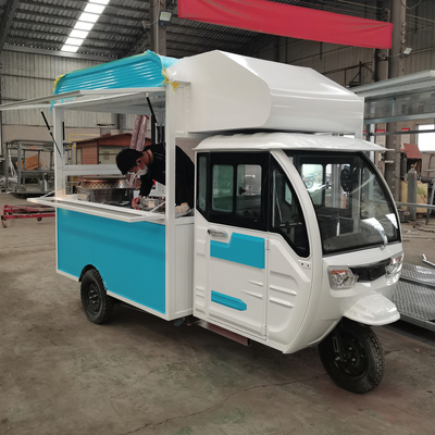 Personalizado 1.5KW-4.5kw Tres ruedas scooter eléctrico carro de comida Tuk Tuk triciclo de cocina móvil