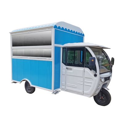 Bebidas camioneta de café para molino de harina aplicación diseño eléctrico triciclo mono camión de alimentos
