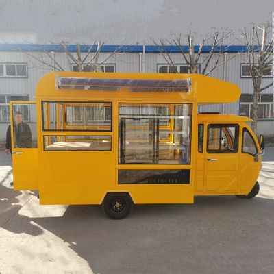 Bebidas camioneta de café para molino de harina aplicación diseño eléctrico triciclo mono camión de alimentos