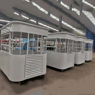 40 km por hora Carritos de comida móviles Hot Dog Vending Trailer con configuración opcional