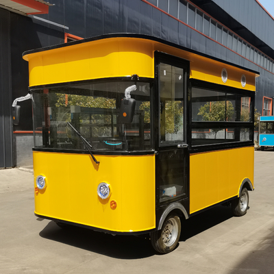 Comida rápida aperitivos bebidas alcohólicas y helados furgoneta con configuración opcional