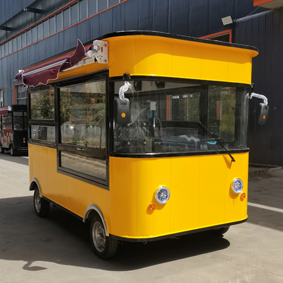 Comida rápida aperitivos bebidas alcohólicas y helados furgoneta con configuración opcional