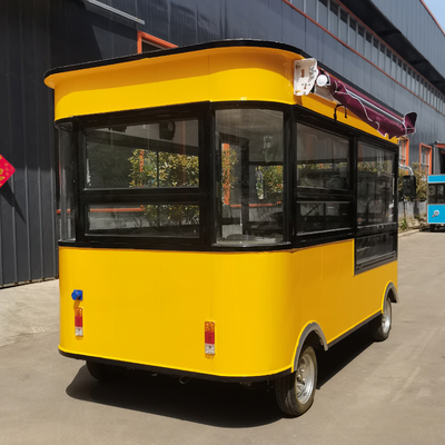 Comida rápida aperitivos bebidas alcohólicas y helados furgoneta con configuración opcional
