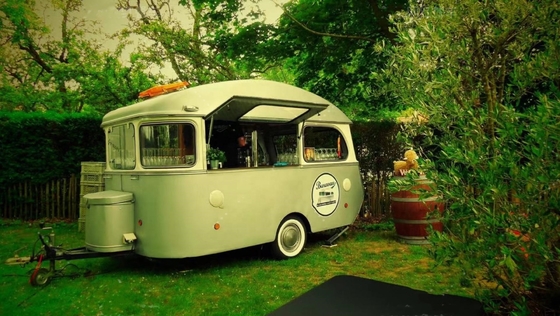 Trailer de carro de comida usado de diseño moderno con 1.5KW-4.5KW de potencia