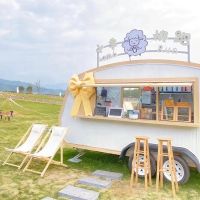 Trailer de carro de comida usado de diseño moderno con 1.5KW-4.5KW de potencia