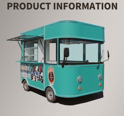 Motor de alimentación de potencia externa Furgoneta de cocina estilo cuadrado helado eléctrico coche 4x2