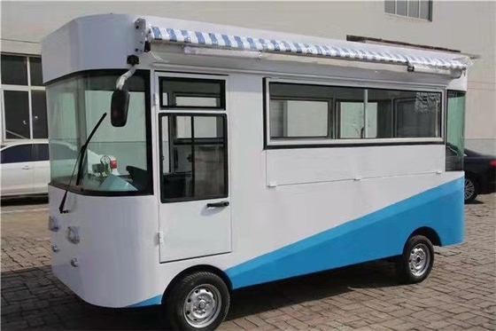 Motor de alimentación de potencia externa Furgoneta de cocina estilo cuadrado helado eléctrico coche 4x2