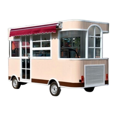 110v/220v Carritos de vendedores eléctricos Perrito caliente Camión de comida móvil con material de soja