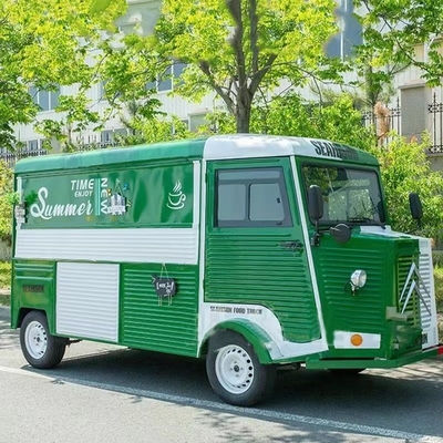 Camión de comida de autobús Citroën personalizado para hamburguesas de café callejero, papas fritas y helados