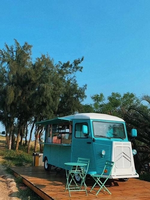 Trailer de comida Vintage Ventas móviles de varios productos personalizados Citroen HY Van