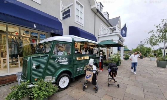 Trailer de comida Vintage Ventas móviles de varios productos personalizados Citroen HY Van