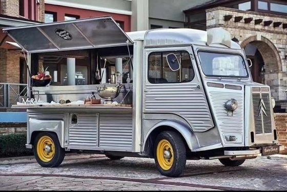 Trailer de comida Vintage Ventas móviles de varios productos personalizados Citroen HY Van