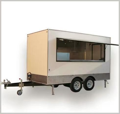 110v/220v Plantas de procesamiento de carne remolque de crepes conducible camión de comida café con cocina completa