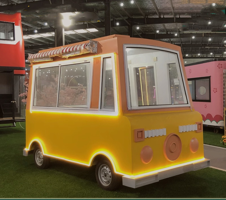 Camión de comida móvil Citroën Camión de comida eléctrico para perritos calientes y helados