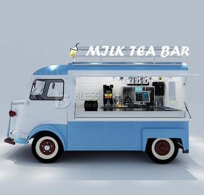 Camión de comida móvil Citroën Camión de comida eléctrico para perritos calientes y helados