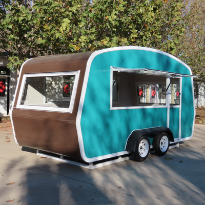 Venta de neumáticos de vacío, remolque de comida móvil, carro de churros eléctrico multifuncional
