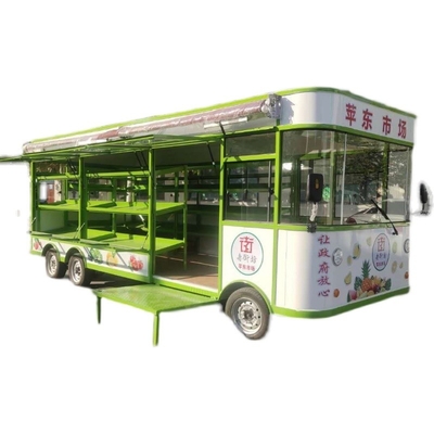 Vehículo multifunccional de venta de frutas y verduras