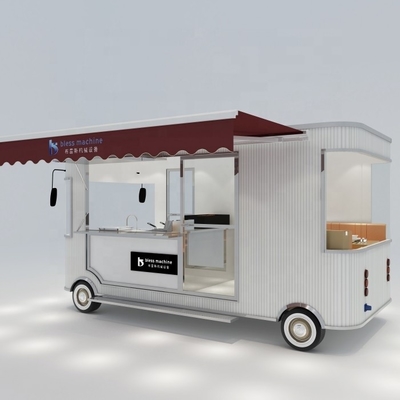 Tienda móvil multifuncional personalizada Barber Car Food Truck con materia prima de soja
