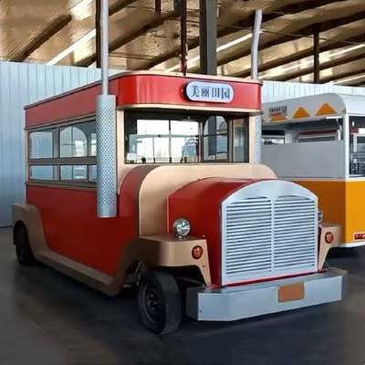 Comerciante Comedor Automóvil de venta eléctrico personalizado Carritos Hot Dog Camión de comida móvil 4 ruedas