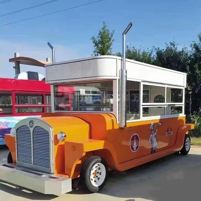 Comerciante Comedor Automóvil de venta eléctrico personalizado Carritos Hot Dog Camión de comida móvil 4 ruedas