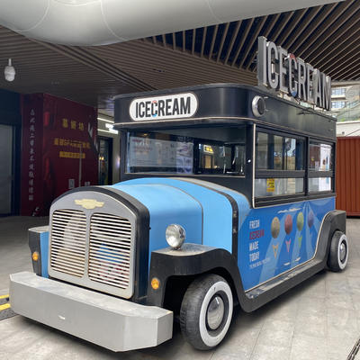 Comerciante Comedor Automóvil de venta eléctrico personalizado Carritos Hot Dog Camión de comida móvil 4 ruedas