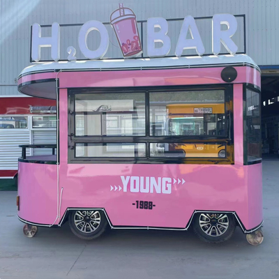 110v/220v Voltado 2022 Comida móvil Snack helado Bebida fría Café Té lechoso Furgoneta Boutique