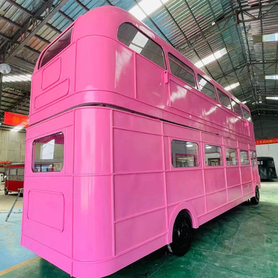 Camioneta de comida callejera multifuncional al aire libre para comida rápida