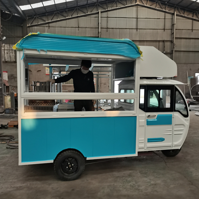 2022 Pedicab multifuncional de tres ruedas personalizado para ventas de comida rápida y bebidas
