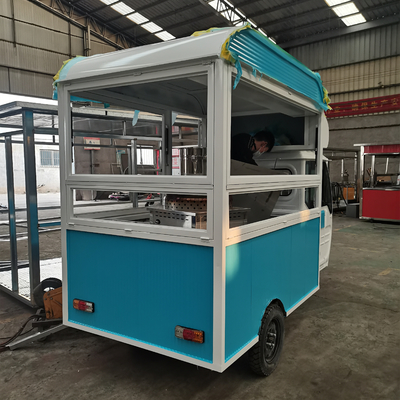 2022 Pedicab multifuncional de tres ruedas personalizado para ventas de comida rápida y bebidas