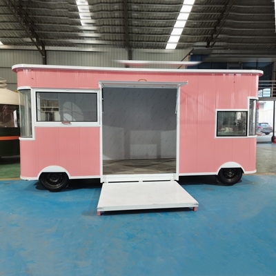 Ventas de productos de consumo eléctricos móviles multifunción Boutique Shop Food Snack Truck Cart