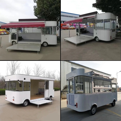 Ventas de productos de consumo eléctricos móviles multifunción Boutique Shop Food Snack Truck Cart