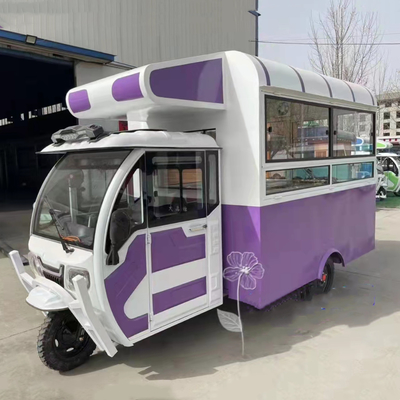 Potente triciclo eléctrico móvil multipropósito para comida rápida y bebidas Outlet 2022