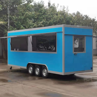 Casa móvil convenientemente equipada Cottage Food Snack Remolque con baño y cama