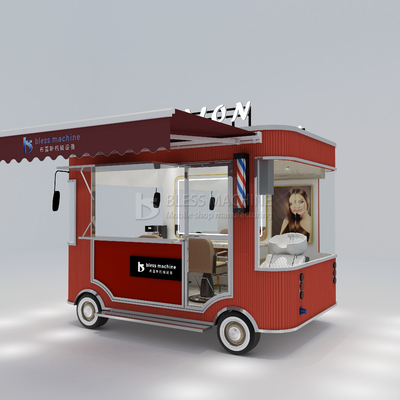 1000 kg de cortador de pelo eléctrico móvil afeitar estilo permanente salón de barbear tienda de barbear furgoneta camión remolque