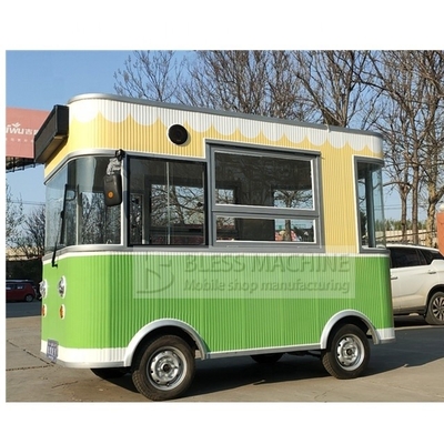 Máquinas de bocadillos al aire libre Carritos de comida eléctricos con 2000W de potencia y 220-480V de voltaje