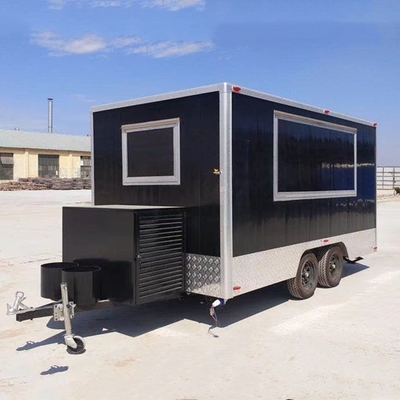 Trailer de snacks de comida rápida para ventas multipropósito de varios productos