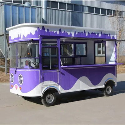 Comida rápida eléctrica móvil de uso múltiple aperitivos bebidas catering furgoneta camión carrito de kiosco