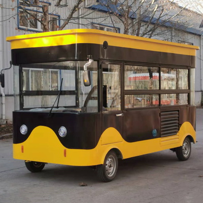 Comida rápida eléctrica móvil de uso múltiple aperitivos bebidas catering furgoneta camión carrito de kiosco
