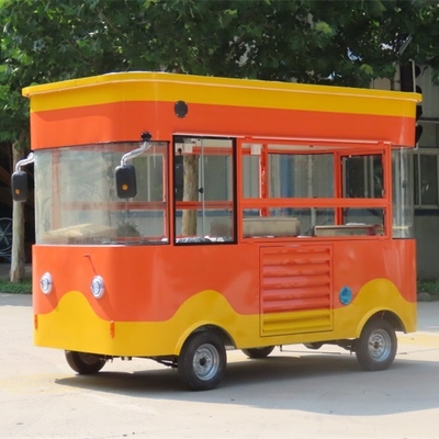 Comida rápida eléctrica móvil de uso múltiple aperitivos bebidas catering furgoneta camión carrito de kiosco
