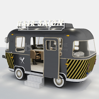 1000 kg de acero inoxidable eléctrico móvil salón de peluquería barbería tienda de furgoneta camión remolque