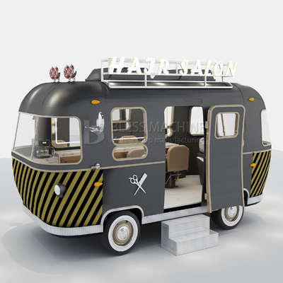 1000 kg de acero inoxidable eléctrico móvil salón de peluquería barbería tienda de furgoneta camión remolque