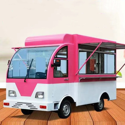 Carro de comida al aire libre eléctrico móvil comida rápida aperitivos restauración autobús camión boutique