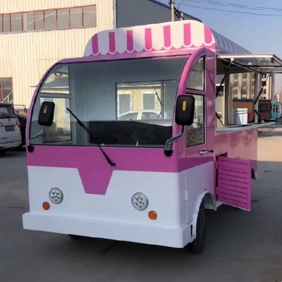 Carro de comida al aire libre eléctrico móvil comida rápida aperitivos restauración autobús camión boutique