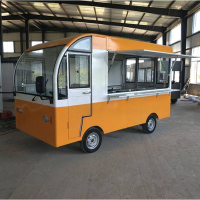 Carro de comida al aire libre eléctrico móvil comida rápida aperitivos restauración autobús camión boutique